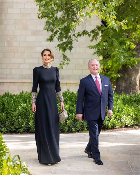 Queen Rania Wears Dior for Her Son Prince Al Hussein's Wedding