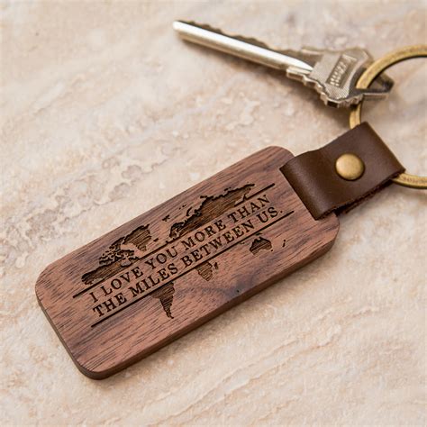 Engraved Wood Key Chain – MUUJEE