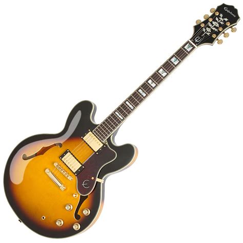 Epiphone Sheraton II Pro Electric Guitar, Vintage Sunburst - B-Stock at ...