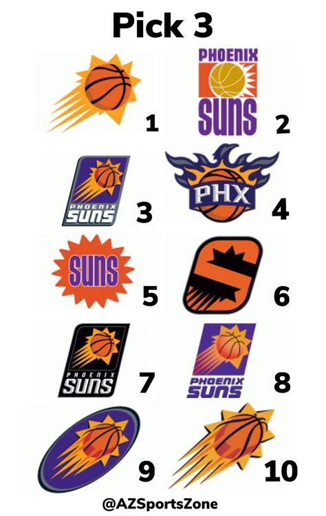 You can only pick three: Phoenix Suns logo edition - Bright Side Of The Sun