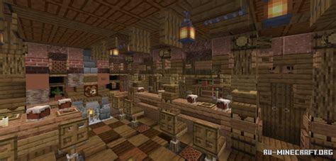 Скачать Medieval Pub Interior для Minecraft