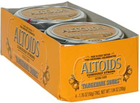 Altoids Tangerine Sours - 4 ea, Nutrition Information | Innit