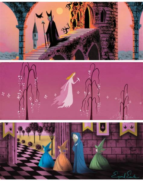 Evvind Earle's concept art for Sleeping Beauty | Picture books ...