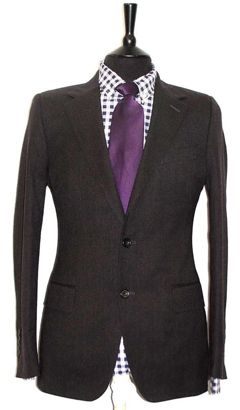 LUXURY MENS GIEVES & HAWKES No1 SAVILE ROW BESPOKE MADE SUIT 38R W32 X ...