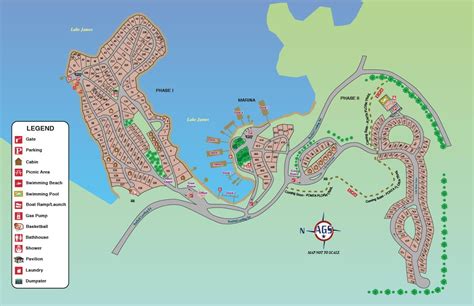 Resort Map - Lake James Camping Resort & Marina