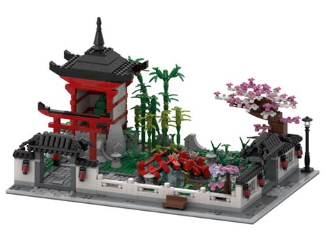 LEGO MOC Japanese Garden by brickish_water | Rebrickable - Build with LEGO