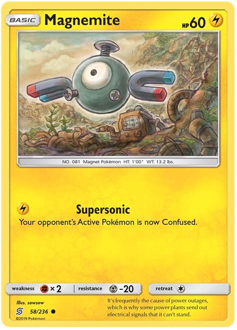 Magnemite - Unified Minds #58 Pokemon Card