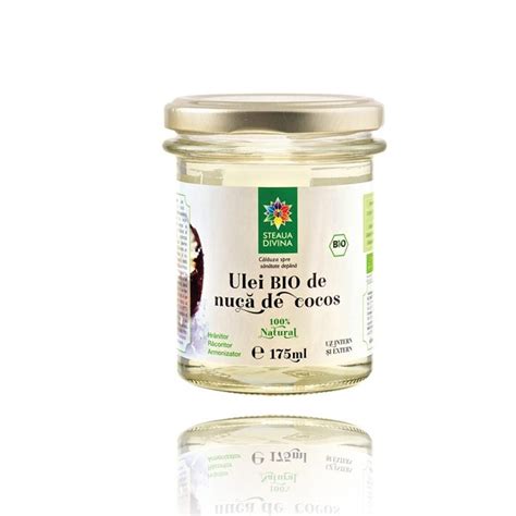 ULEI DE COCOS BIO 175ml SANTO RAPHAEL reda tineretea corpului