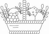 Fruit Basket Coloring Page For Kids Illustration coloring book 53816500  sketch template