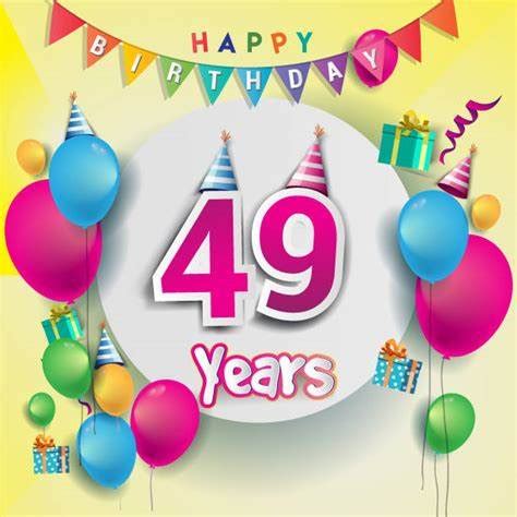 Happy 49th Birthday wishes Image