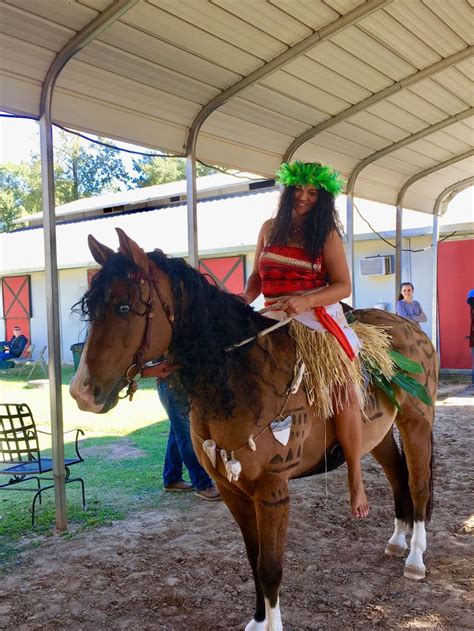 Moana and Maui horse riding costume | Horse costumes, Horse halloween costumes, Horse halloween ...