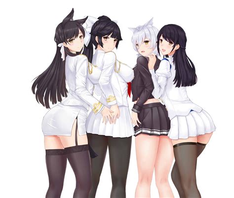 And Finally, Four Heavenly Sisters (Atago, Takao, Maya, Choukai ...