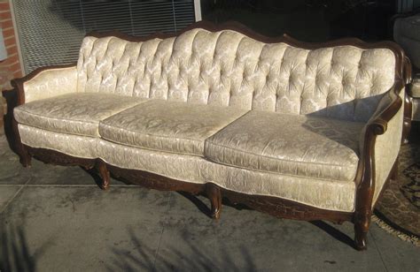 UHURU FURNITURE & COLLECTIBLES: SOLD - French Provincial Sofa - $75