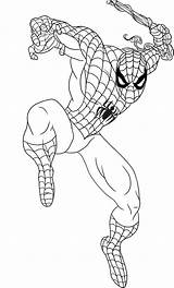 Spider Man Coloring Sheets sketch template