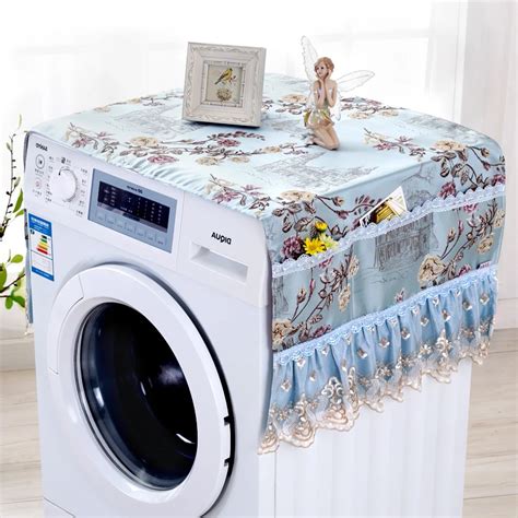 Europe Luxury Lace Patchwork Washing Machine Cover Waterproof Sunscreen ...