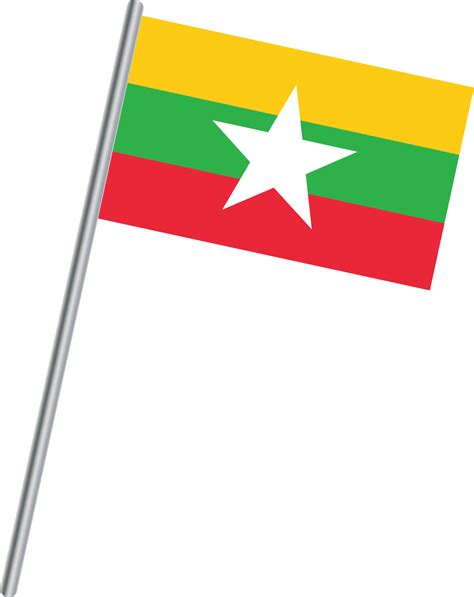 Myanmar flag symbol 13861081 PNG