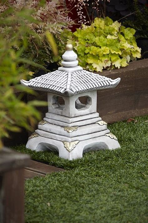 Border Stoneware - 1 tier Japanese Style Pagoda | Japanese pagoda, Garden statues, Stone garden ...