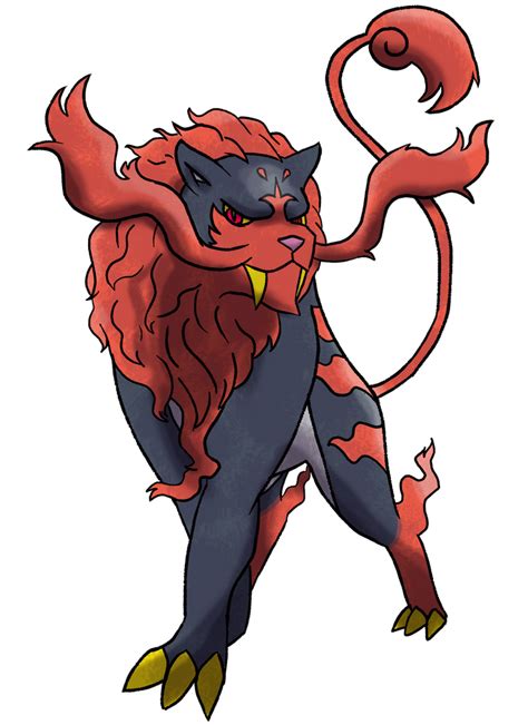 Litten Final Evolution Speculation by monsterpocket on DeviantArt