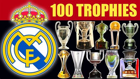 Real Madrid All Trophies 1902-2023 (100 Titles) - YouTube