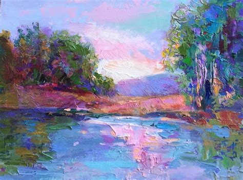 "Impasto Landscape 66" by Jenne Fitzgerald