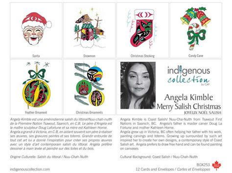 Merry Salish Christmas Boxed Note Cards – Indigenous Collection