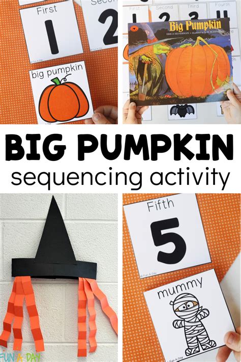 Big Pumpkin Sequencing Activity and Printable – Flexiplan Online