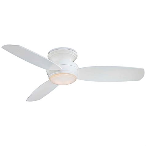 44" Traditional Concept White Flushmount LED Ceiling Fan - #19W31 | Lamps Plus