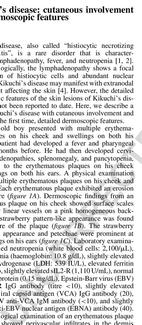 A) Clinical manifestations showing multiple erythematous plaques on the... | Download Scientific ...