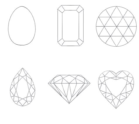 Precious stones coloring pages to download and print for free