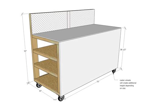 Ana White | Tall Workbench with Wood Storage - DIY Projects