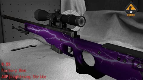 AWP Lightning Strike - Skin Wear Preview - YouTube