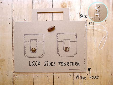 DIY Laced Cardboard Handbags | Handmade Charlotte