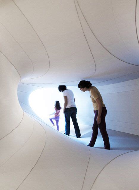 Intriguing Tunnel Exhibits | Fabric installation, Installation art, Installation