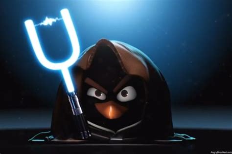 Angry Birds Star Wars Lightsaber Slingshot from Teaser Video ...