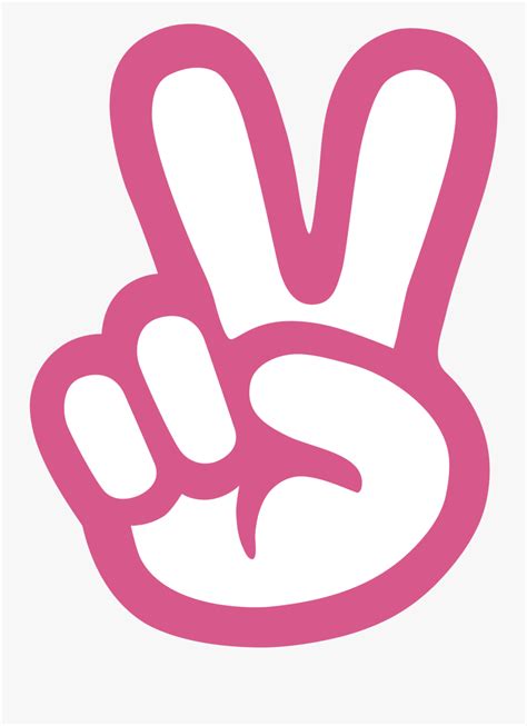 Finger Peace Sign Svg , Free Transparent Clipart - ClipartKey