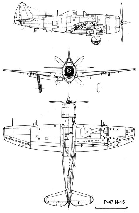 P-47 Blueprint | Wwii aircraft art, P 47 thunderbolt, Wwii fighter planes