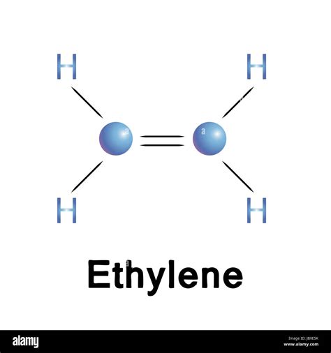 Ethylene molecule structure, medical and chemical vector Stock Photo - Alamy