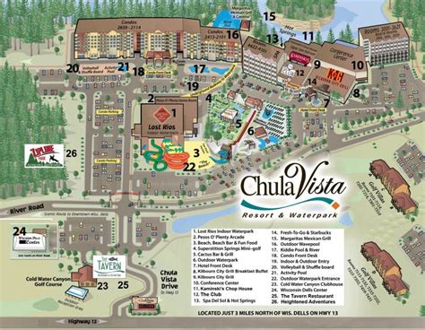 Chula Vista Resort Map - Chula Vista Resort Information | Chula Vista ...