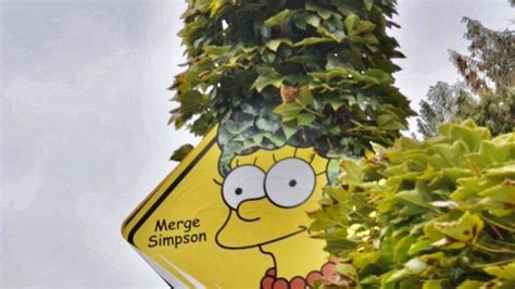 An Anonymous Jokester Installed a 'Merge Simpson' Sign Near a Portland Interstate. City Killjoys ...