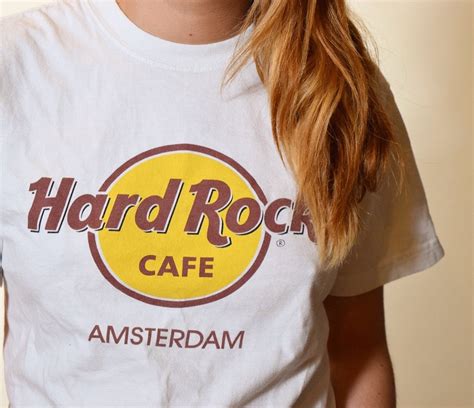 Authentic vintage Hard Rock Cafe Amsterdam classic graphic tee shirt ...