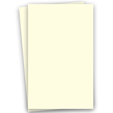 Basics LIGHT YELLOW 11X17 (Ledger) Paper 80C Cardstock - 100 PK ...