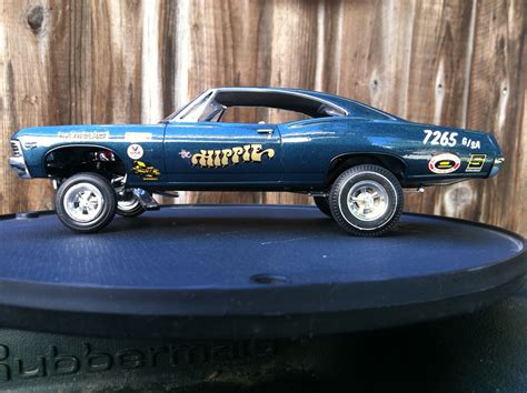 '67 Impala Gasser | Model cars kits, Model cars building, Plastic model cars