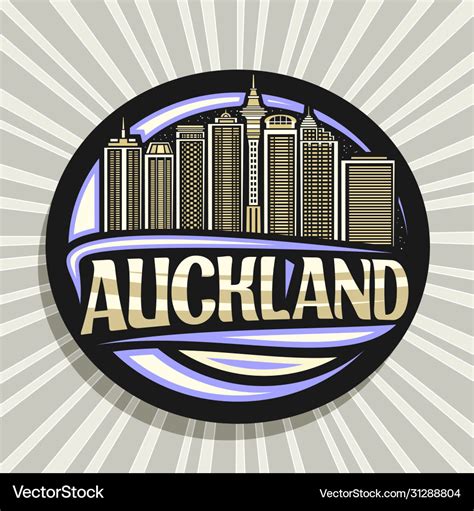 Logo for auckland Royalty Free Vector Image - VectorStock