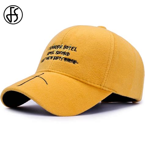 Aliexpress.com : Buy FS Spring Summer Casual Yellow Face Caps For Men Women Streetwear Snapback ...