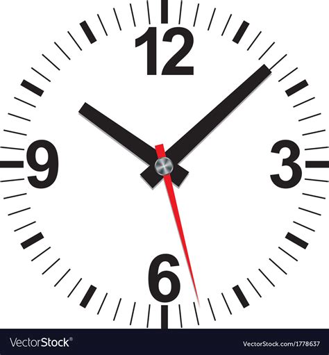 Analog clock icon Royalty Free Vector Image - VectorStock