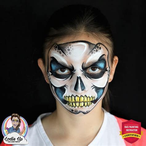 Easy Skeleton Face Paint Discount | www.aikicai.org