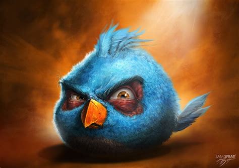 Sam Spratt — Black Bird | Angry birds, Angry birds funny, Bird meme