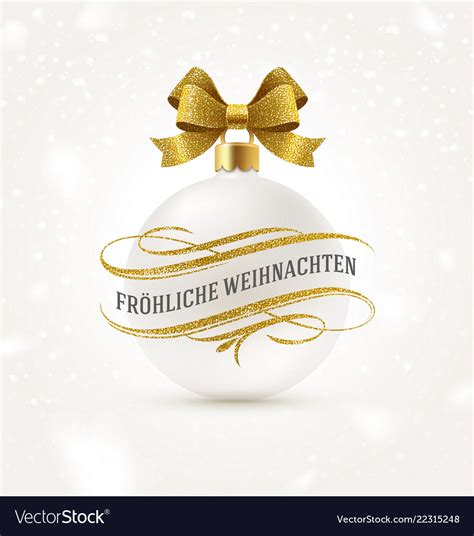 Christmas greetings in german Royalty Free Vector Image