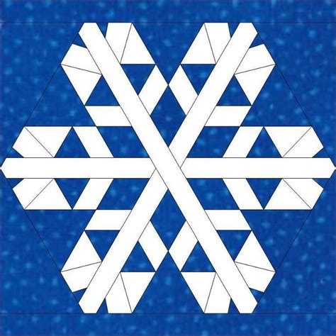 Snowflake 7 | Craftsy | Snowflake quilt, Paper piecing quilts, Quilt patterns