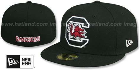 South Carolina NCAA TEAM-BASIC Black Fitted Hat by New Era